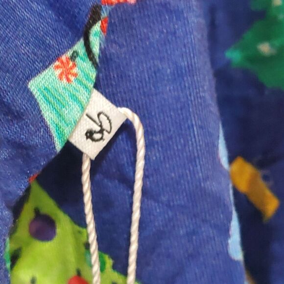 NEW Birdie Bean Girls Size 5T Dress Blue Smiling Christmas Tree Bamboo Viscose - Picture 6 of 8